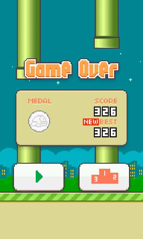 Flappy Bird Best Score 326